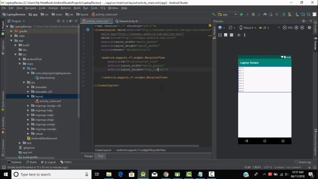 Integrate RecyclerView and CardView Dependency in Gradle смотреть онлайн