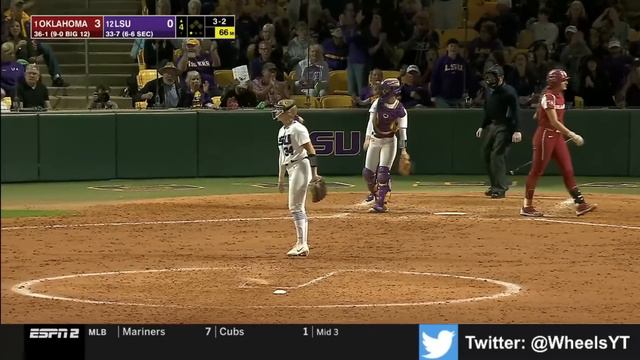 #1 Oklahoma vs #12 LSU Highlights | 2023 College Softball Highlights смотреть онлайн