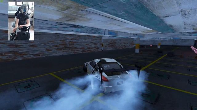 Drifting in the Tokyo Drift Parking Lot! Assetto Corsa Nissan 350Z Drift | Steering Wheel Gameplay смотреть онлайн