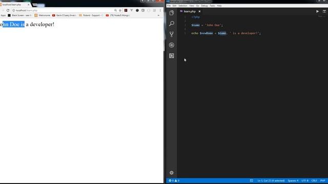 PHP - Talking about echo language construct смотреть онлайн
