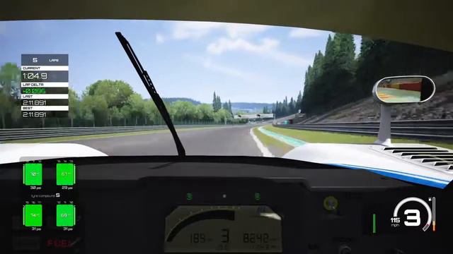 Assetto Corsa: Mazda 787b Spa 2.11.3 Group C Hotlap смотреть онлайн