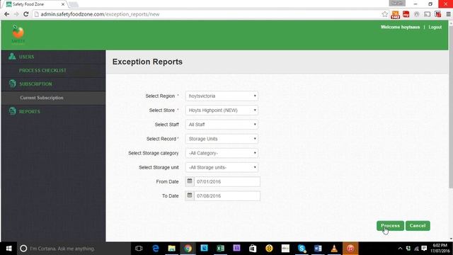 Exception reports and activity reports - Safety food zone смотреть онлайн