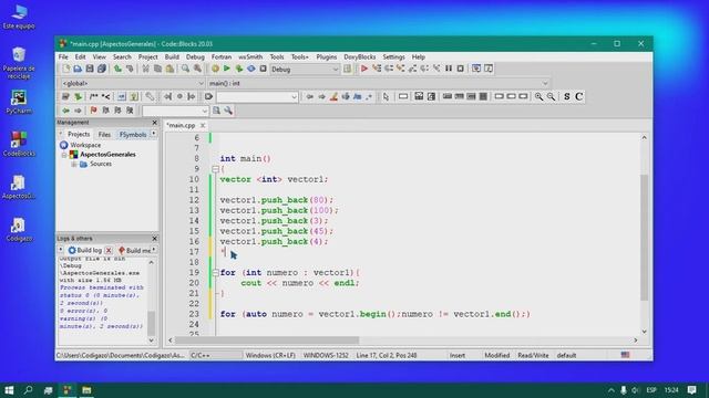 Que son vectores en C++ (con ejemplos) смотреть онлайн
