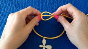 DIY .Как сделать легко двойной  раздвижной узел замок для браслетов и кулонов. Мастер класс!!