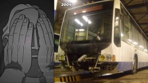 Московский троллейбус До и После Наоборот: