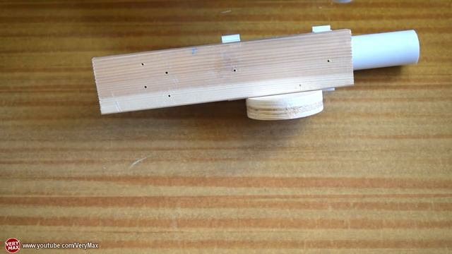 Модель пушки из пластиковой трубы (бахает громко) смотреть онлайн