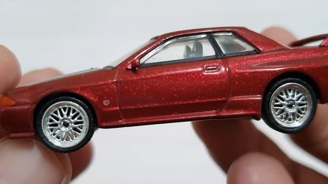 MINI GT Nissan Skyline GT-R (R32) Red Pearl w/ BBS LM Wheel / #295 Unboxing [4K] смотреть онлайн