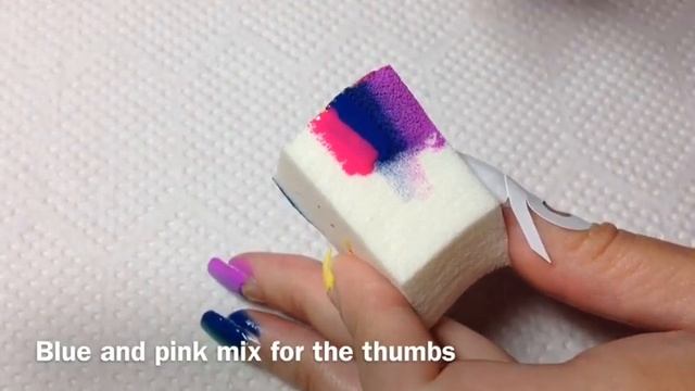 Rainbow Gradient Nails / Радужный Маникюр смотреть онлайн