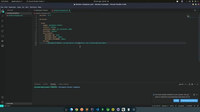 Como crear un contenedor de PostgreSQL con Docker y Docker compose 2022 смотреть онлайн