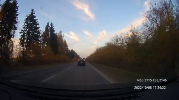Driving in Moscow region: городской округ Домодедово - Бронницы 08/10/2022 (timelapse 4x)