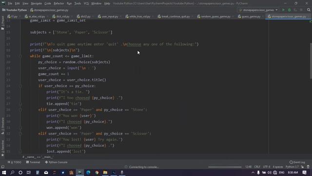 Stone, Paper, Scissor game made in python # Prog Py # 15 смотреть онлайн