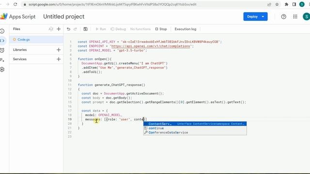 Integrate ChatGPT Inside Google Docs смотреть онлайн