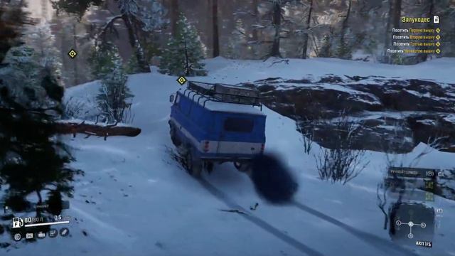 [Snowrunner]Тяжела и неказиста жизнь простого тракториста смотреть онлайн