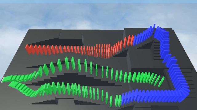 Domino Rally #1. (154 dominoes) смотреть онлайн