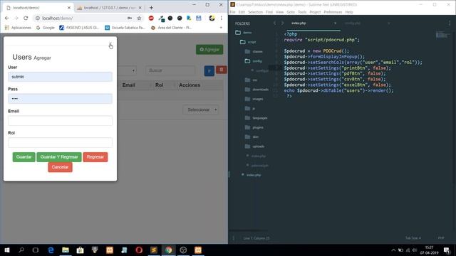 PDO CRUD - Demo of various functions смотреть онлайн