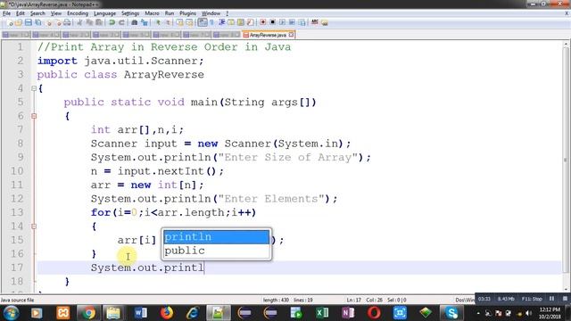 17 Java Program | Print 1-D Array in Reverse Order | by Sanjay Gupta смотреть онлайн