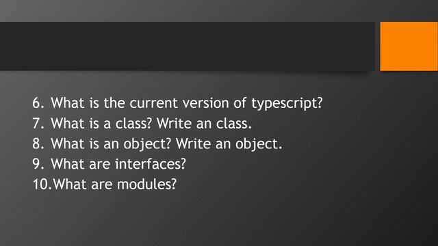 Typescript 2nd Set of interview questions смотреть онлайн