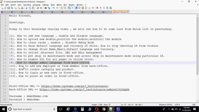 Prestashop - How To Create Employee(Team) & Change Admin Language from Back-Office смотреть онлайн