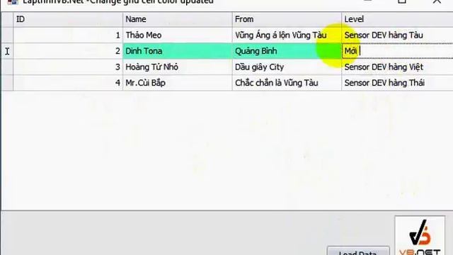 LaptrinhVB.Net - [C#] DevExpress - Thay đổi màu ô trên lưới khi thay đổi giá trị смотреть онлайн