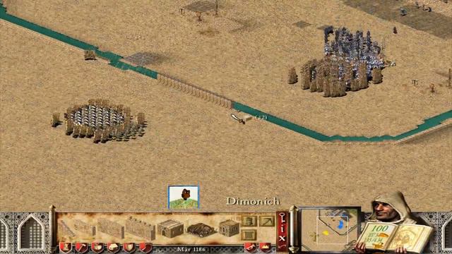 Stronghold Crusader Expert 1v1 Dimonich vs Maly смотреть онлайн