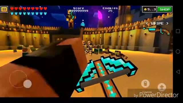 Old Пиксель ган 3д. "Арбалет" на арене! Обзор смотреть онлайн