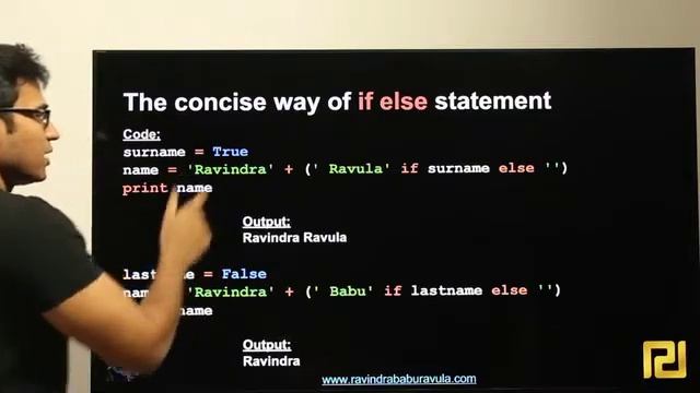 3.13 Python The concise way of if else statements смотреть онлайн