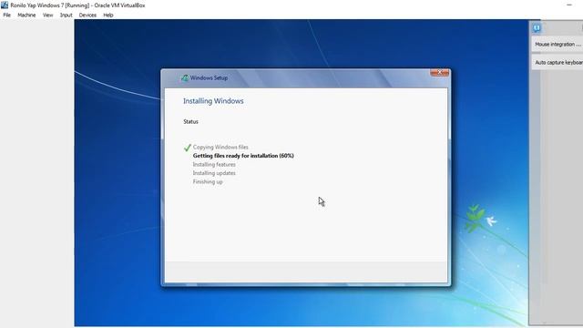 Uncut Windows 7 Installation using Oracle VM Virtual Box смотреть онлайн
