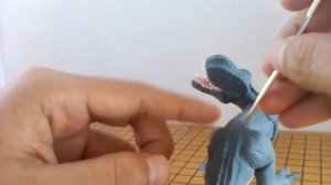 KONG VS V REX WITH CLAY/PLASTILINA. Kong Skull island