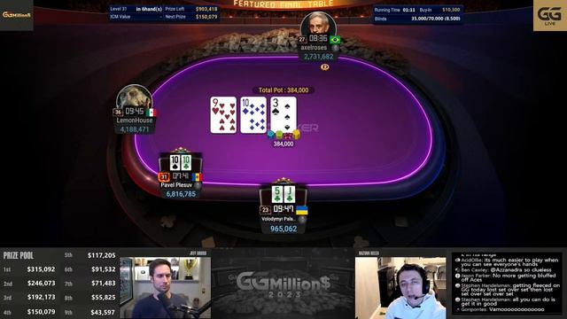 Super High Roller Poker FINAL TABLE with Razvan Belea смотреть онлайн