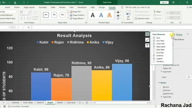 Chapter 5 Advanced features of Excel Class 7 | advance feature of excel смотреть онлайн