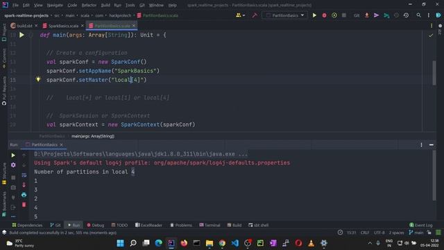 Apache Spark - How Spark creates the Partitions in local? #10 смотреть онлайн