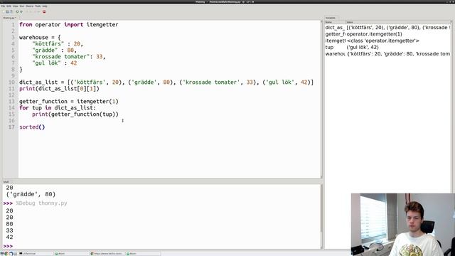 502 Hur man sorterar dictionaries på värdet смотреть онлайн