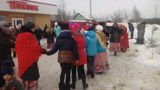Масленица 2018 поселок Новое Доскино смотреть онлайн