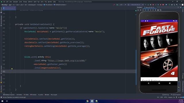 REST API with MVVM and Retrofit2 #25 - Passing JSON Data to Details Activity смотреть онлайн