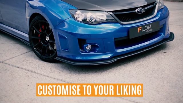 Impreza WRX/STI G3 Front Splitter & Accessories by Flow Designs Australia (facelift) смотреть онлайн