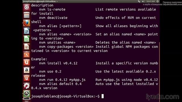 7 - Nodejs основы ( Установка Node Js с помощью Node Version Manager на Ubuntu Linux)