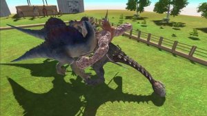 Colossal Titan Hill Giant Mutant Vs Titanus Red Carnivore Dinosaurs - Animal Revolt Battle Simulato