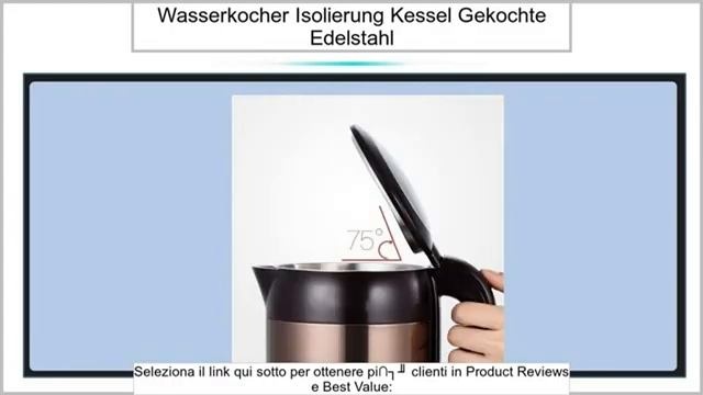 WTL Wasserkocher Wasserkocher Isolierung Hause Kessel gekochte Tee Wasser 304 Edelstahl смотреть онлайн