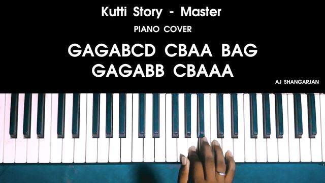 Kutti Story - Master Song Piano Cover WITH NOTES | Vijay | Anirudh | AJ Shangarjan смотреть онлайн