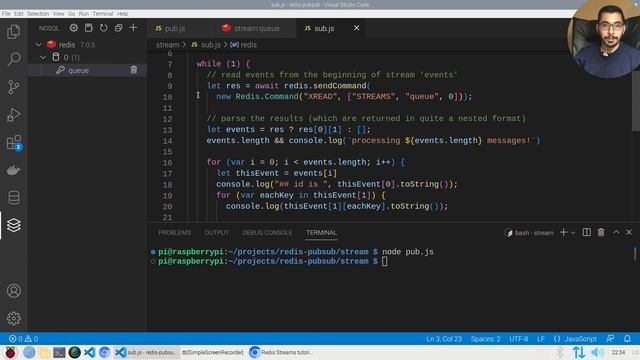 redis streams in nodejs part 2 смотреть онлайн