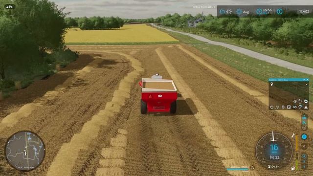 Combining wheat with a pickup head! - Saskatchewan Grain & Pulse - Episode 16 - FS22 смотреть онлайн