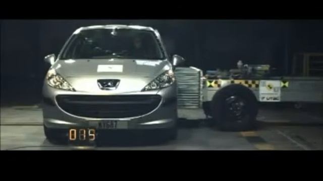 Crash test Peugeot 207 2006 смотреть онлайн