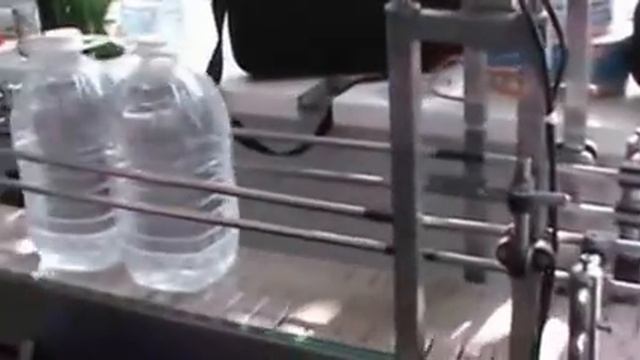 Линия розлива воды в ПЭТ бутылки 5л. смотреть онлайн