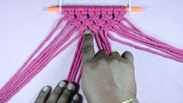 The Easiest Macrame Wall Hanging You Can Make | Mini Macrame Tutorial for COMPLETE beginners! смотреть онлайн