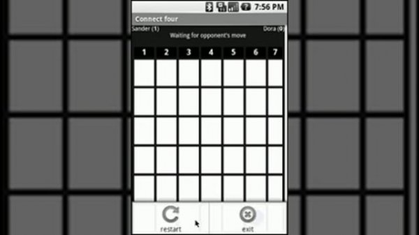 Android Connect four game (MultiPlayer)