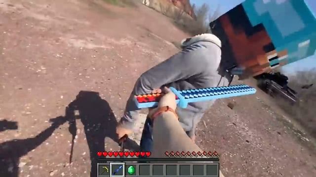 Minecraft in Real Life POV ZOMBIE MUTANT in Realistic Minecraft vs Real Life смотреть онлайн