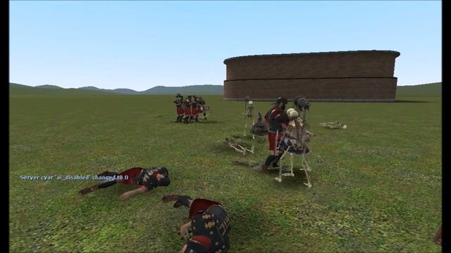 GMOD NPC WARS ROMANS VS SKELLINGTONS смотреть онлайн