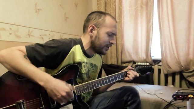 В Каждом доме - ГрОб (Егор Летов гитара кавер аккорды бой) смотреть онлайн