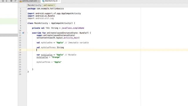 Kotlin Basic Syntax: variable declaration, mutable variable, immutable variable Bengali смотреть онлайн
