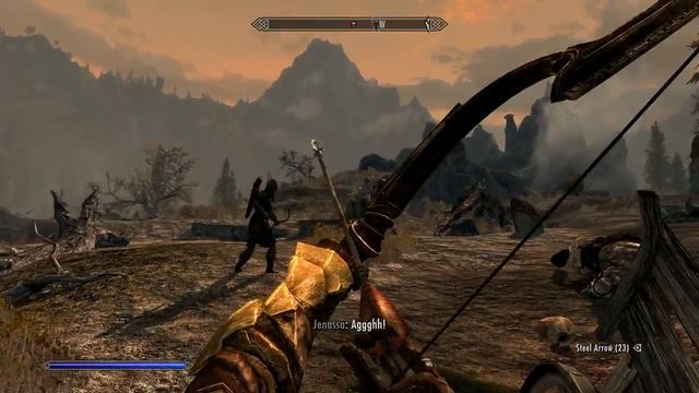 Skyrim #7 : Dragon and a Giant смотреть онлайн